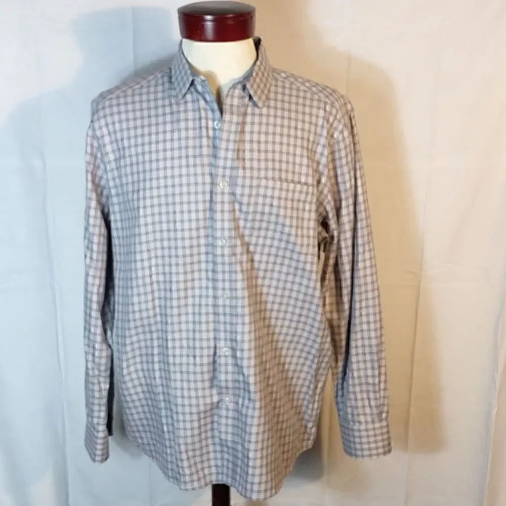 Johnston & Murphy Plaid Men's Shirt